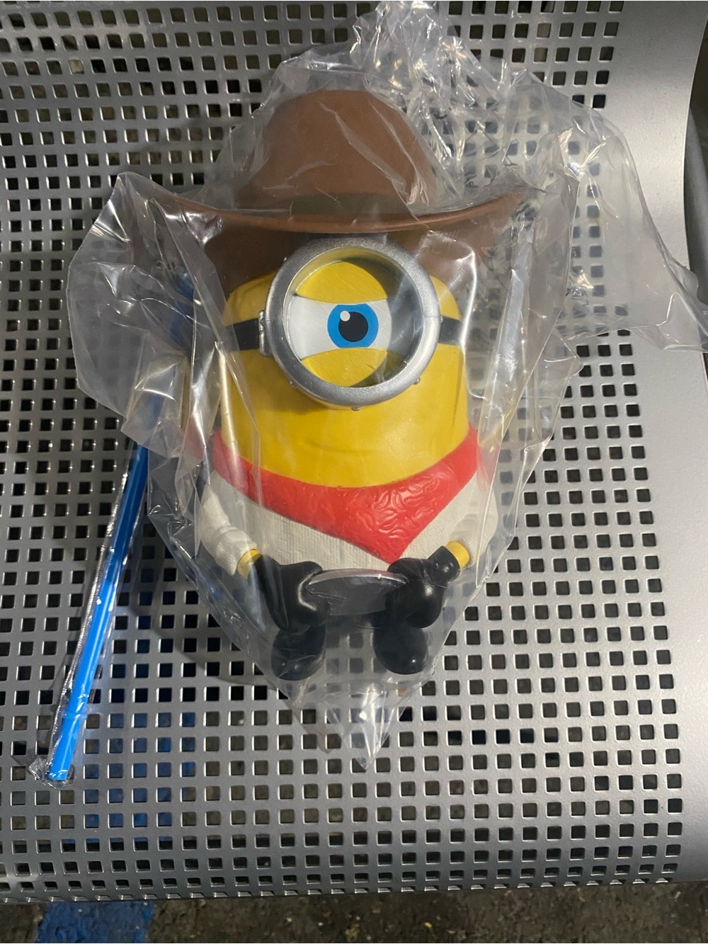 Minions and Monsters Cowboy Hat Cup limited edition Cup New Mint Sealed Perfect